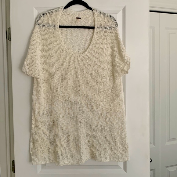 Free People oversized short sleeve sweater dress - Picture 2 of 5